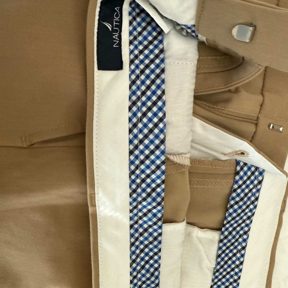 Nautica Elegant tan dress pants. Perfect for formal occasions. - Picture 6 of 7